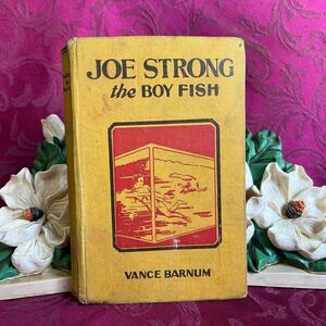 * 3 for $9 * 1916 Joe Strong the Boy Fish by Vance Barnum. Antique Book